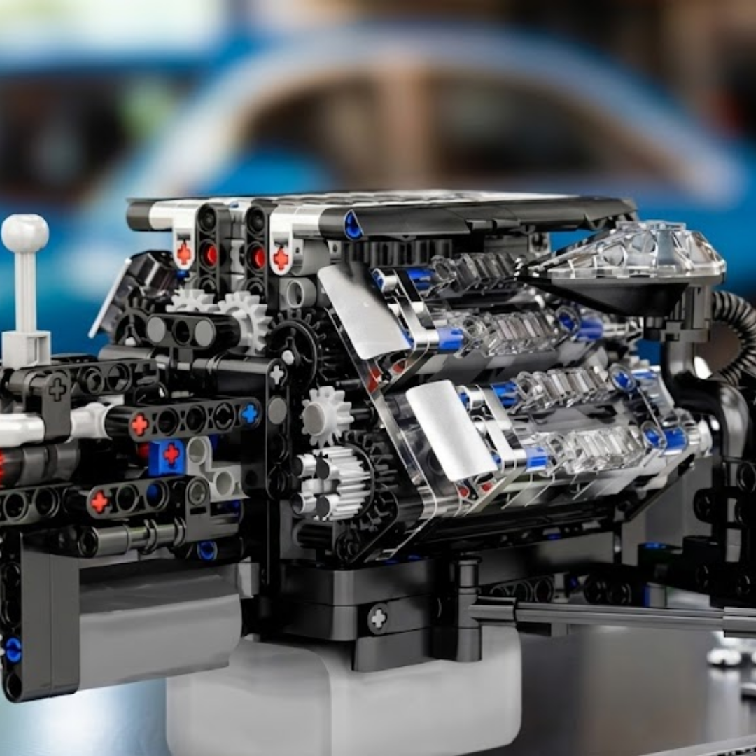 Motor W12 Twin Turbo (871 peças) - Brics Craft