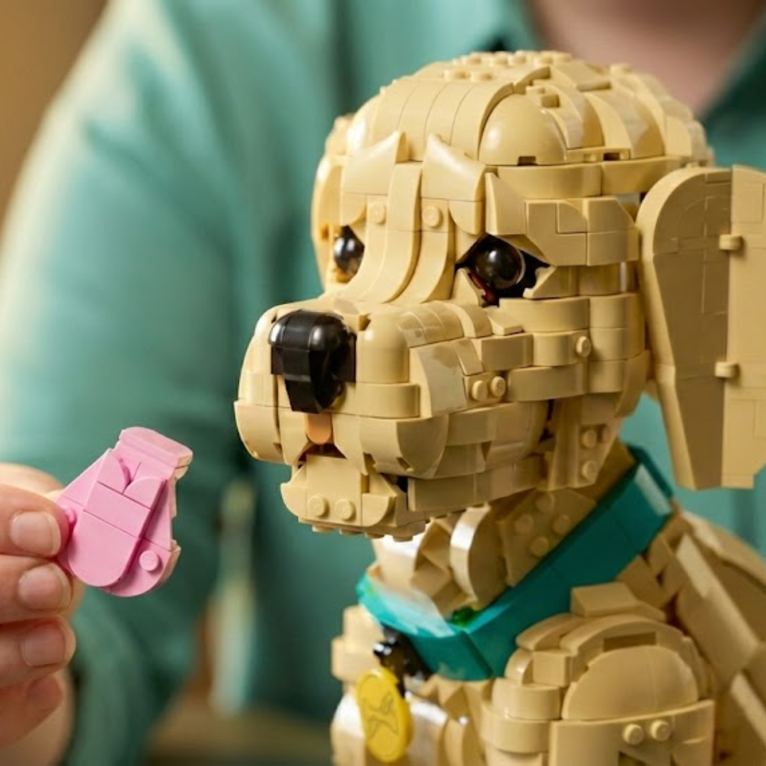 Cachorrinho Golden Retriever (2102 peças)