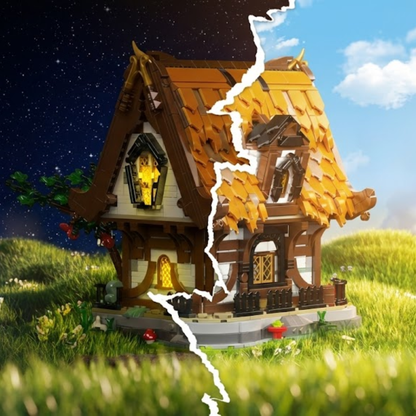 Cabana Medieval de Troncos (2192 peças) - Brics Craft