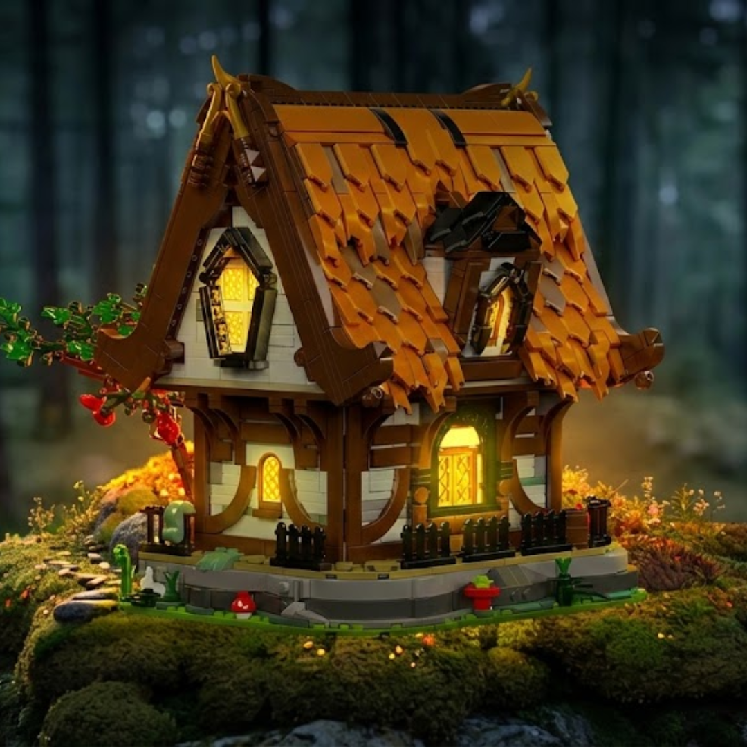 Cabana Medieval de Troncos (2192 peças) - Brics Craft