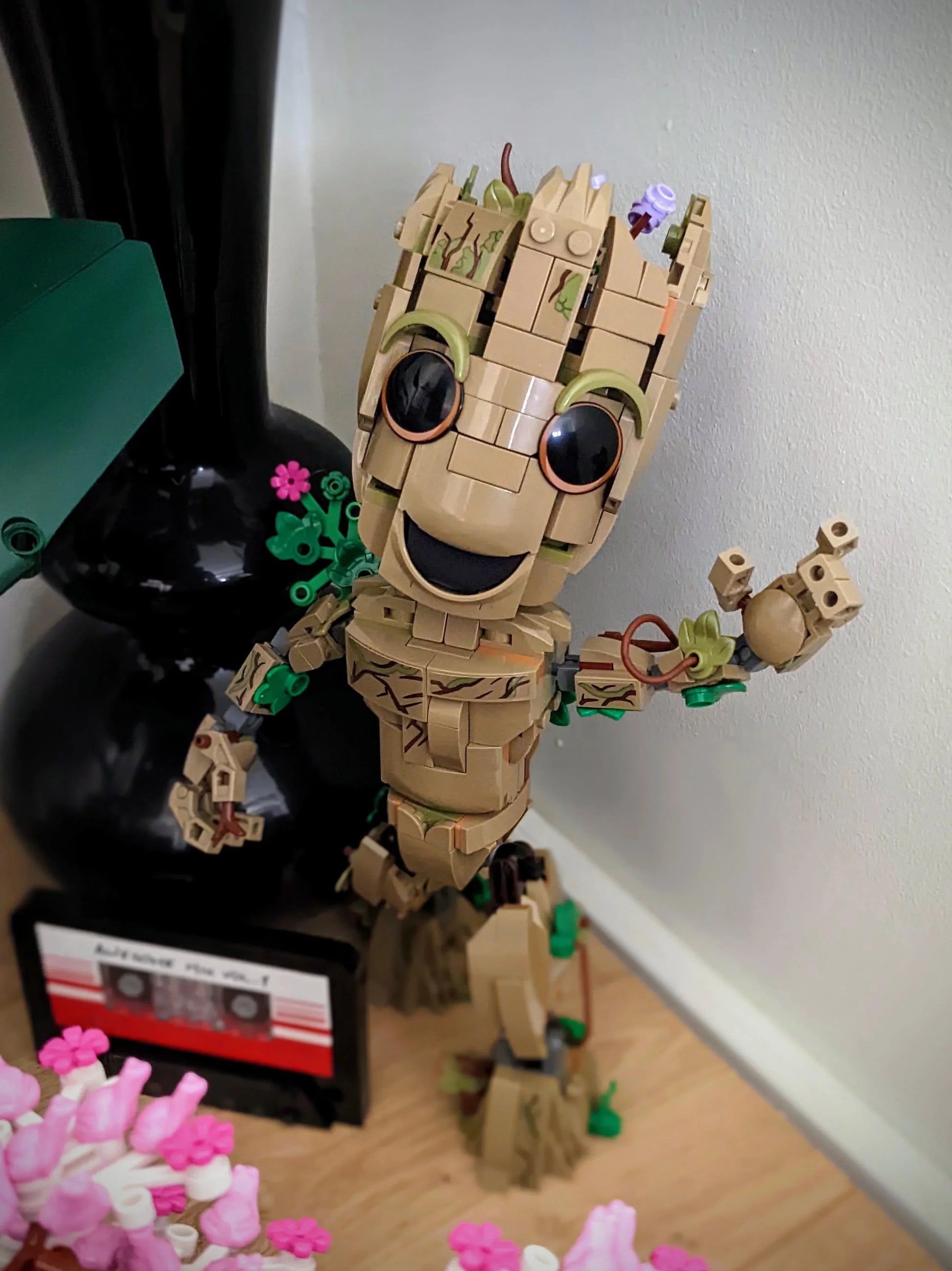 Eu sou o Groot - detalhe - Brics Craft