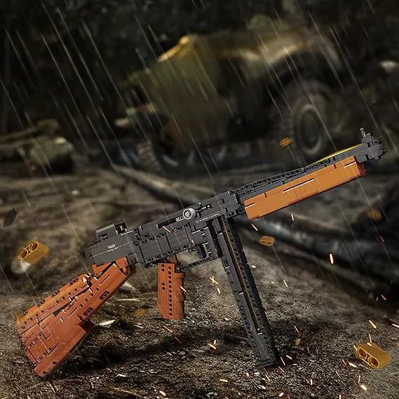 Submetralhadora Tommy Gun (1208 peças)