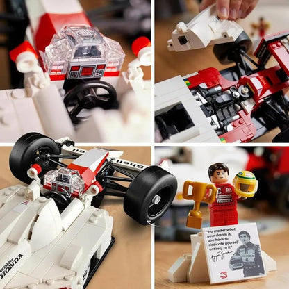 Fórmula 1 - McLaren MP4/4 + Ayrton Senna (693 peças)