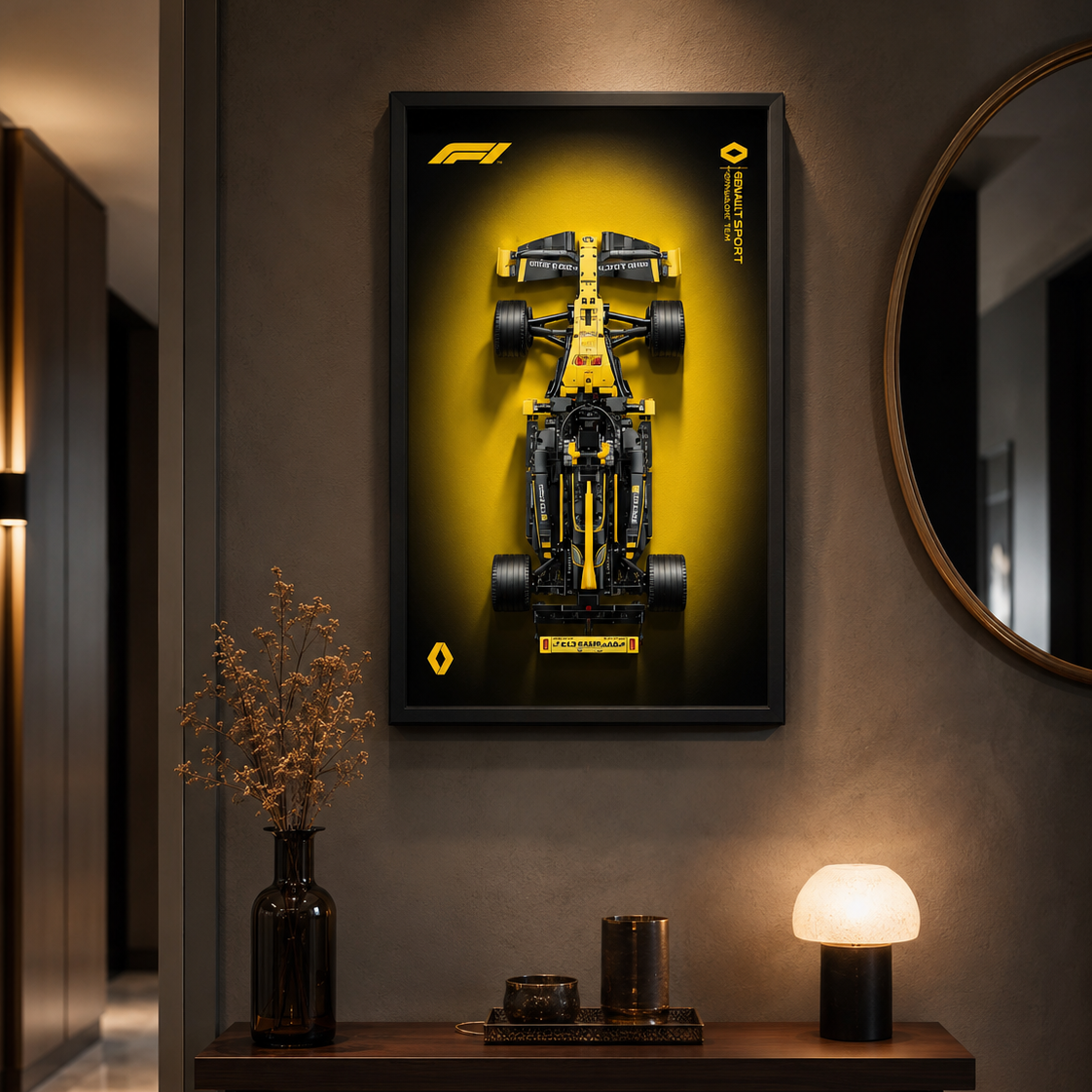 Quadro Fosco para a Fórmula-1 Renault