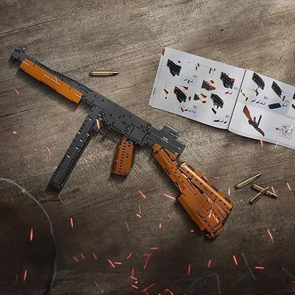 Submetralhadora Tommy Gun (1208 peças)