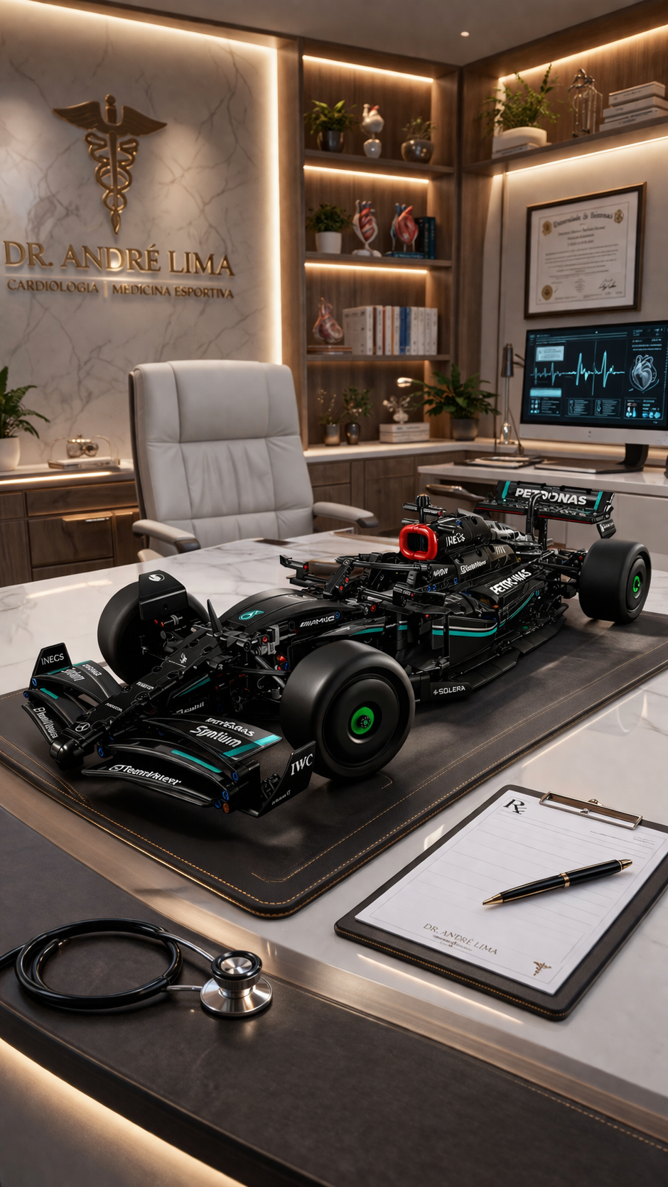 Fórmula 1 - Mercedes-AMG W14 (1642 peças)