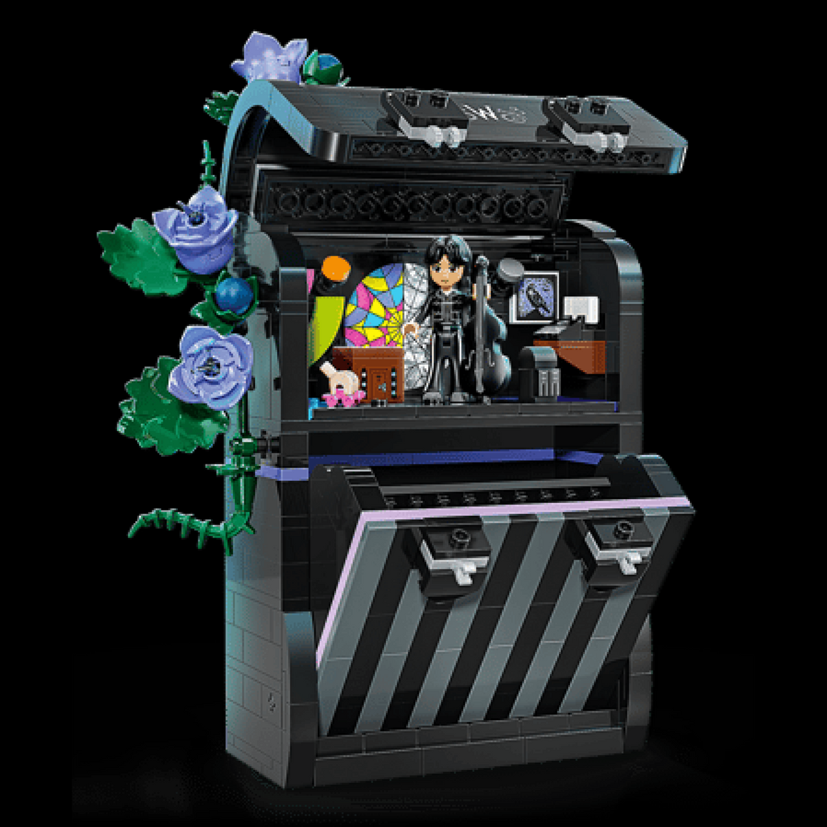 Capa 02 do conjunto LEGO Mochila da Wandinha (76787, 401 peças).