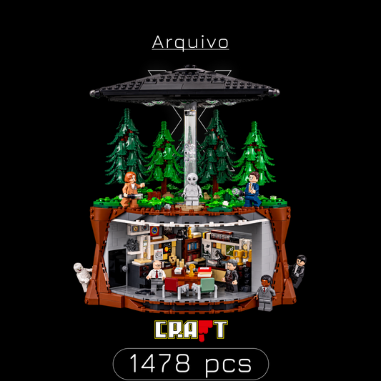 Capa 01 do conjunto LEGO Arquivo X (1.478 peças).