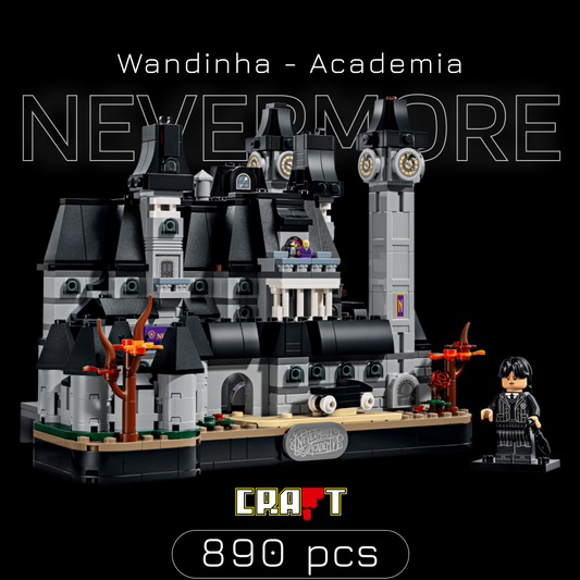 Capa 01 do produto Wandinha: Academia Nevermore (890 peças).