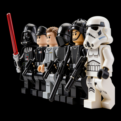Capa 2 do LEGO Star Wars 75394 com minifiguras do Destruidor Estelar Imperial