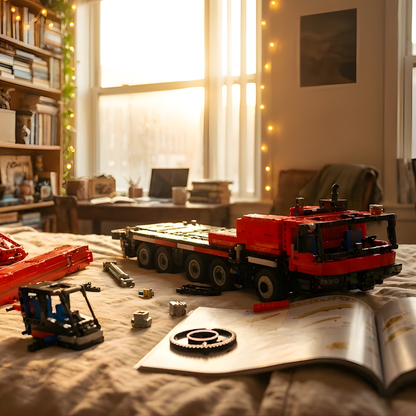 Guindaste Móvel LTM 1110 Vermelho (3218 peças)