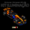Kit de Iluminação para a Fórmula-1 McLaren MCL39 (1675 peças)