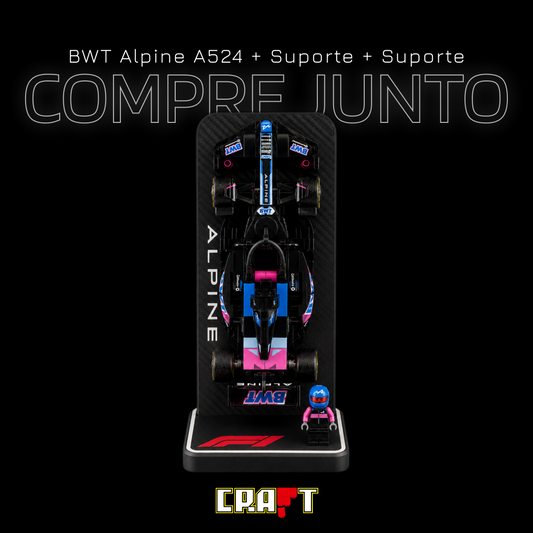 Compre Junto! Speed Champion BWT Alpine A524 + Suporte - Capa