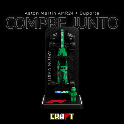 Compre Junto! Speed Champion Aston Martin AMR24 + Suporte - Capa