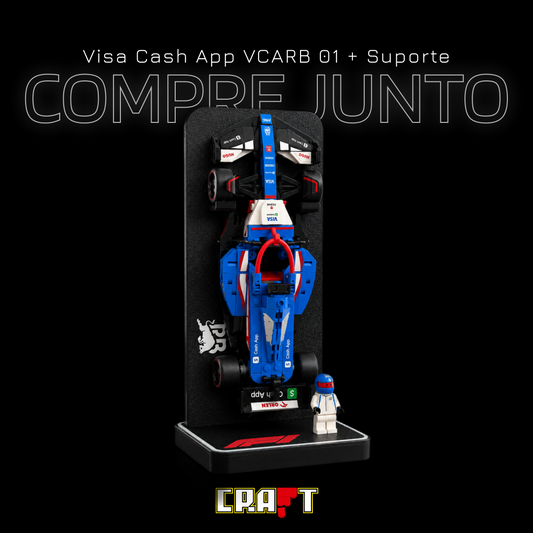 Compre Junto! Speed Champion Visa Cash App VCARB 01 + Suporte - Capa