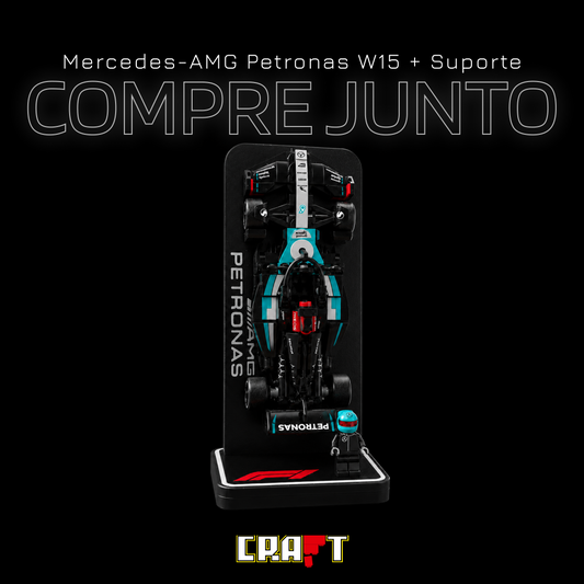 Compre Junto! Speed Champion Mercedes W15 + Suporte - Capa