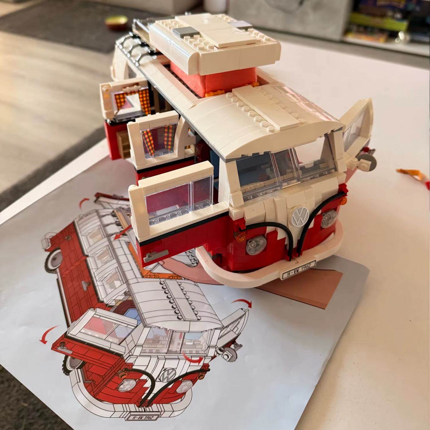Combi T1 Volkswagen (1332 peças)
