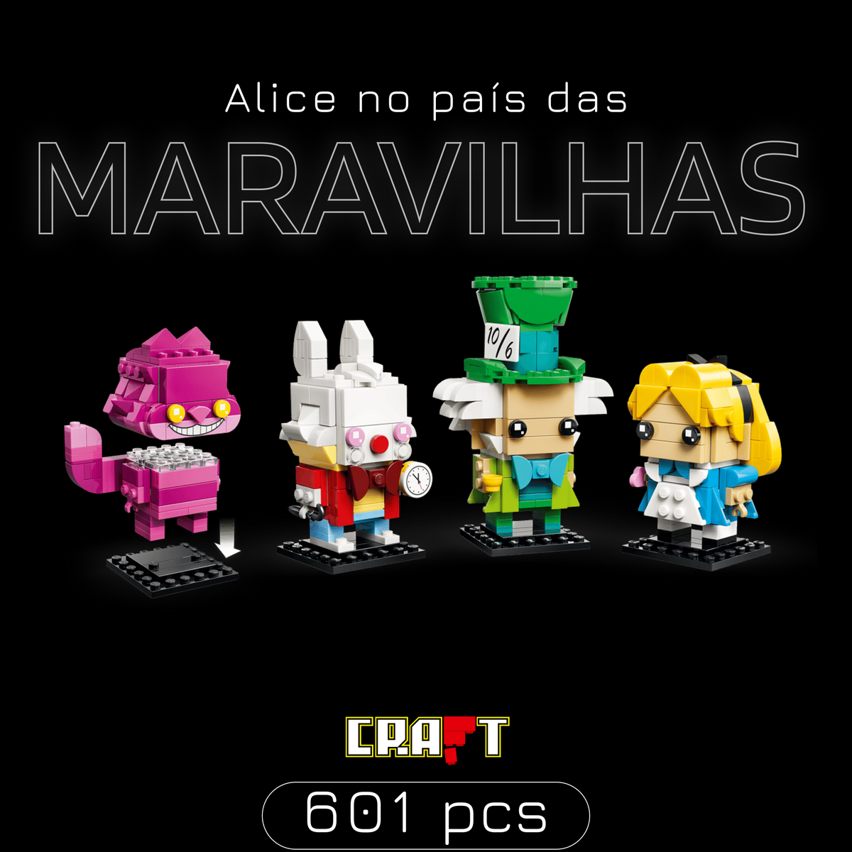 Alice no País das Maravilhas (601 peças) - imagem de capa 1 - Brics Craft