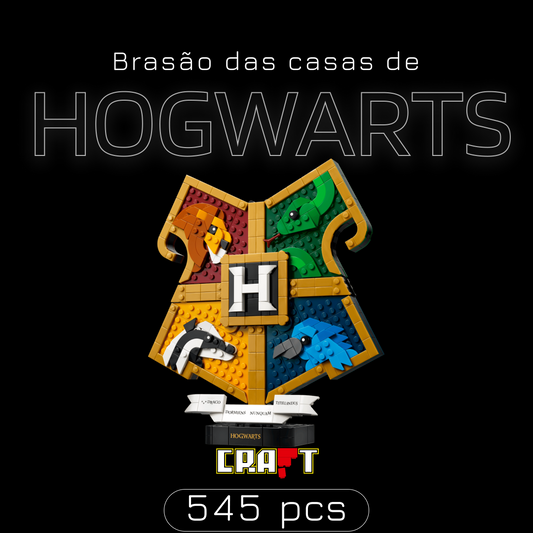 Harry Potter - Brasão das Casas de Hogwarts (545 peças) - imagem de capa 1 - Brics Craft