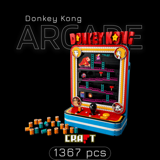 Arcade Fliperama do Donkey Kong (1367 peças)