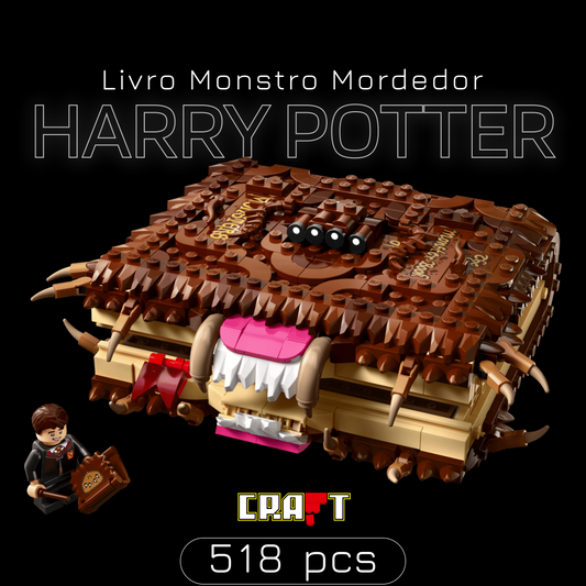 Harry Potter - Livro Monstro Mordedor (518 peças)
