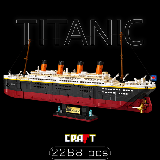 Navio Titanic com Iceberg (2288 peças) - imagem de capa 1 - Brics Craft