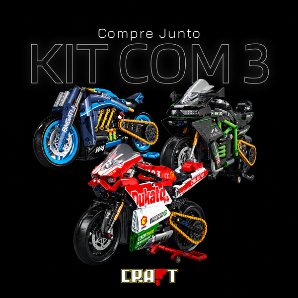 Compre Junto! Ducati V4 +Kawasaki Ninja H2R + Bugatti Diavel (2363