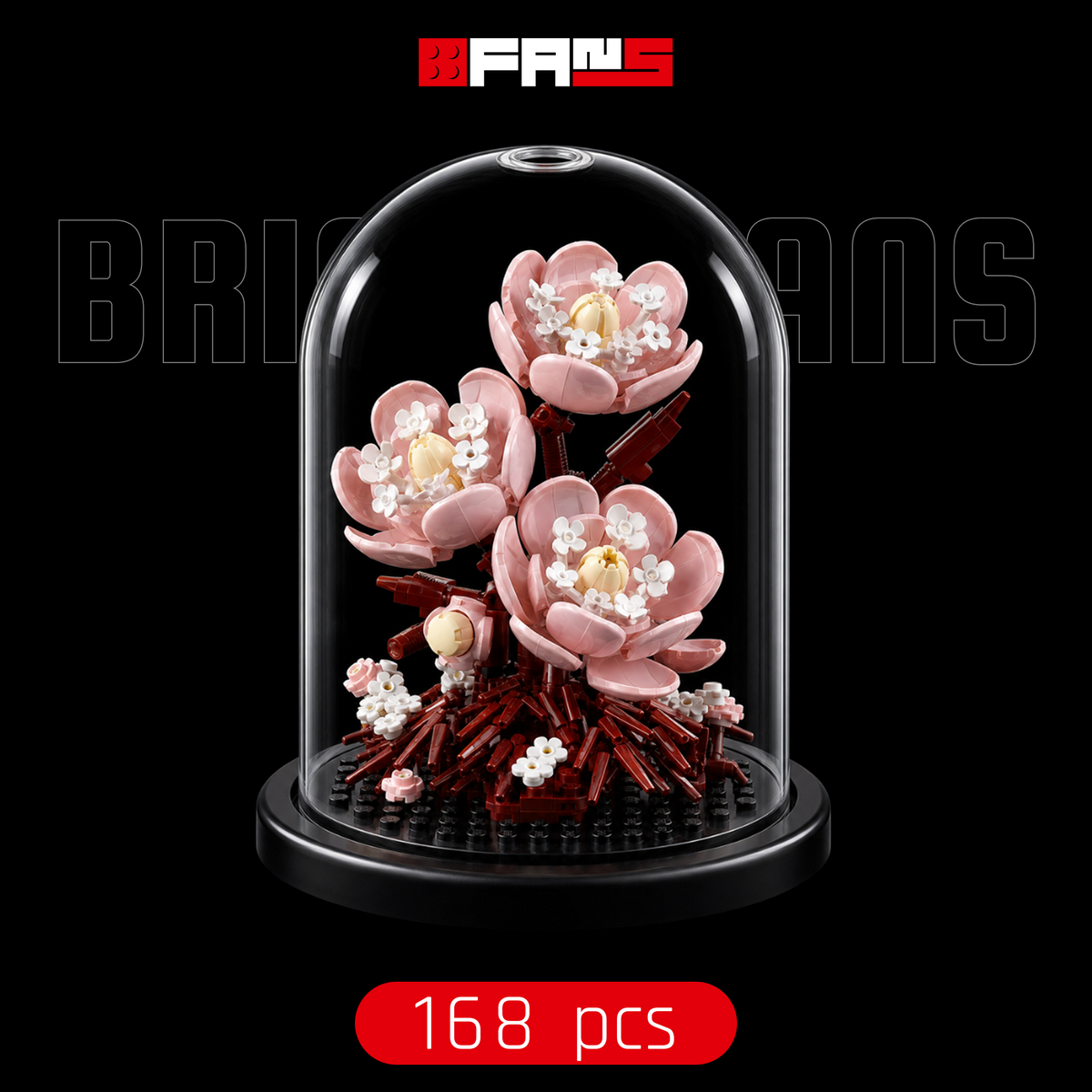 Redoma de Flores de Cerejeira (168 peças) | Capa 1