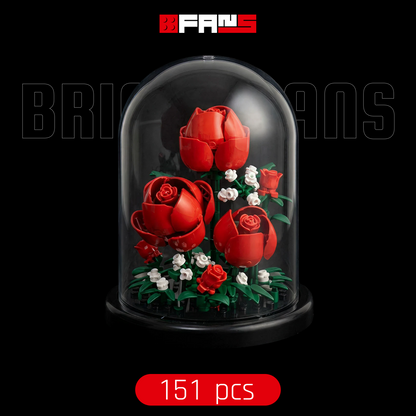 Redoma de Rosas (151 peças) | Capa 1