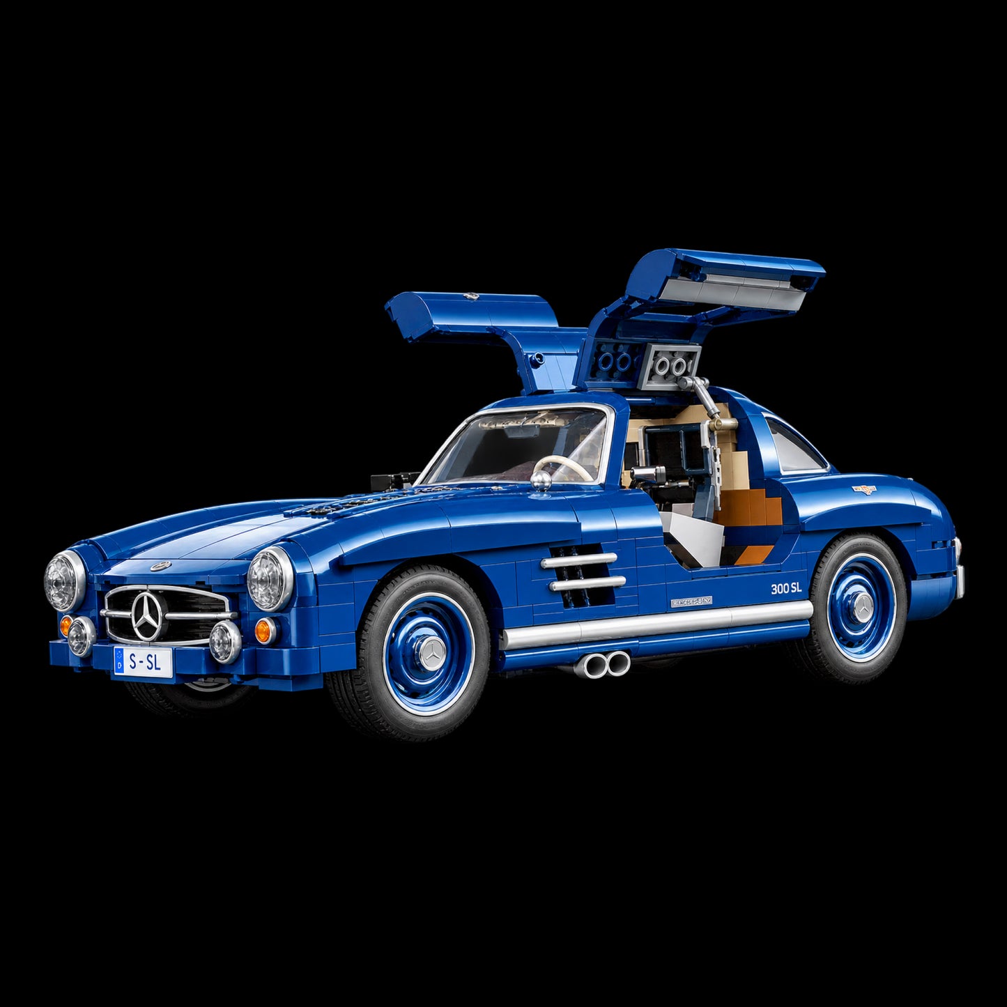Hot Wheels - Mercedes-Benz 300 SL (1600 peças) | Capa 2