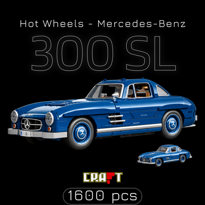Hot Wheels - Mercedes-Benz 300 SL (1600 peças) | Capa 1