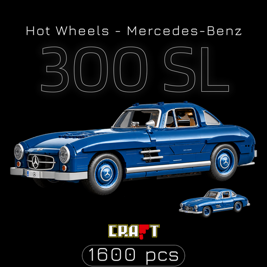 Hot Wheels - Mercedes-Benz 300 SL (1600 peças) | Capa 1