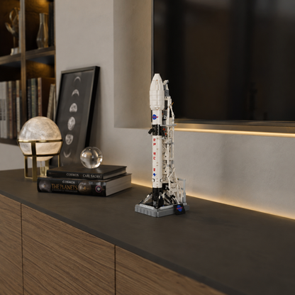 Foguete Espacial X do Programa de Aterrissagem na Lua (869 peças)