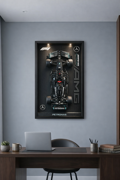 Quadro Fosco para a Fórmula-1 Mercedes-AMG W14