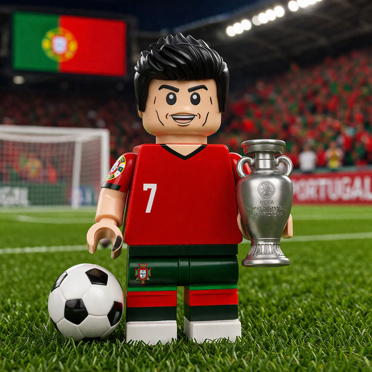 Mini-figuras: Maiores Jogadores de Futebol (20 jogadores)