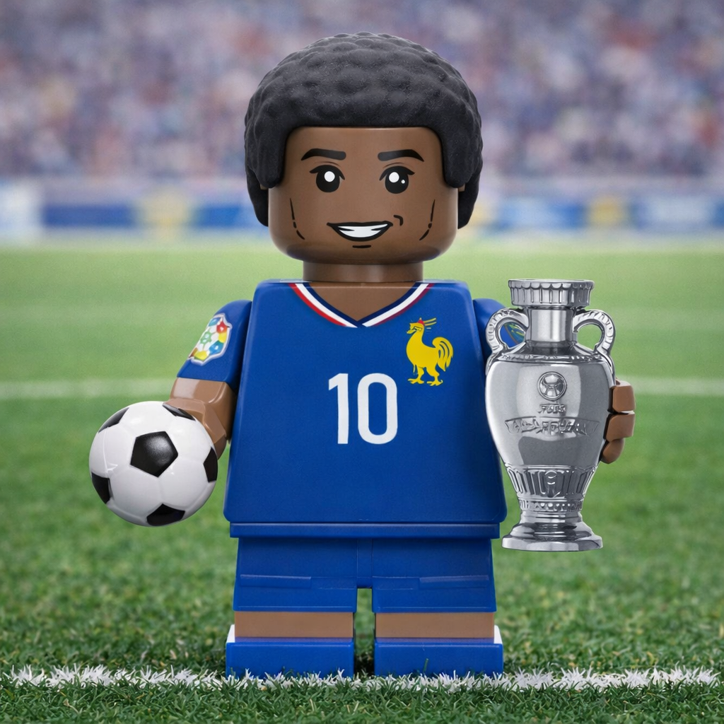 Mini-figuras: Maiores Jogadores de Futebol (20 jogadores)