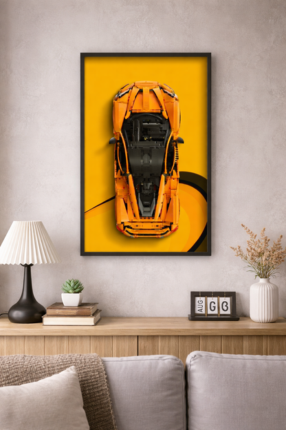 Quadro Fosco para a McLaren P1