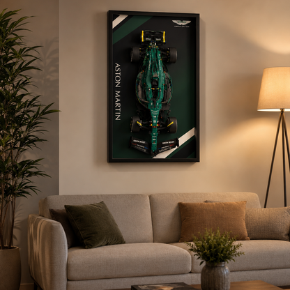 Quadro de Acrílico para Fórmula 1 Aston Martin AMR24