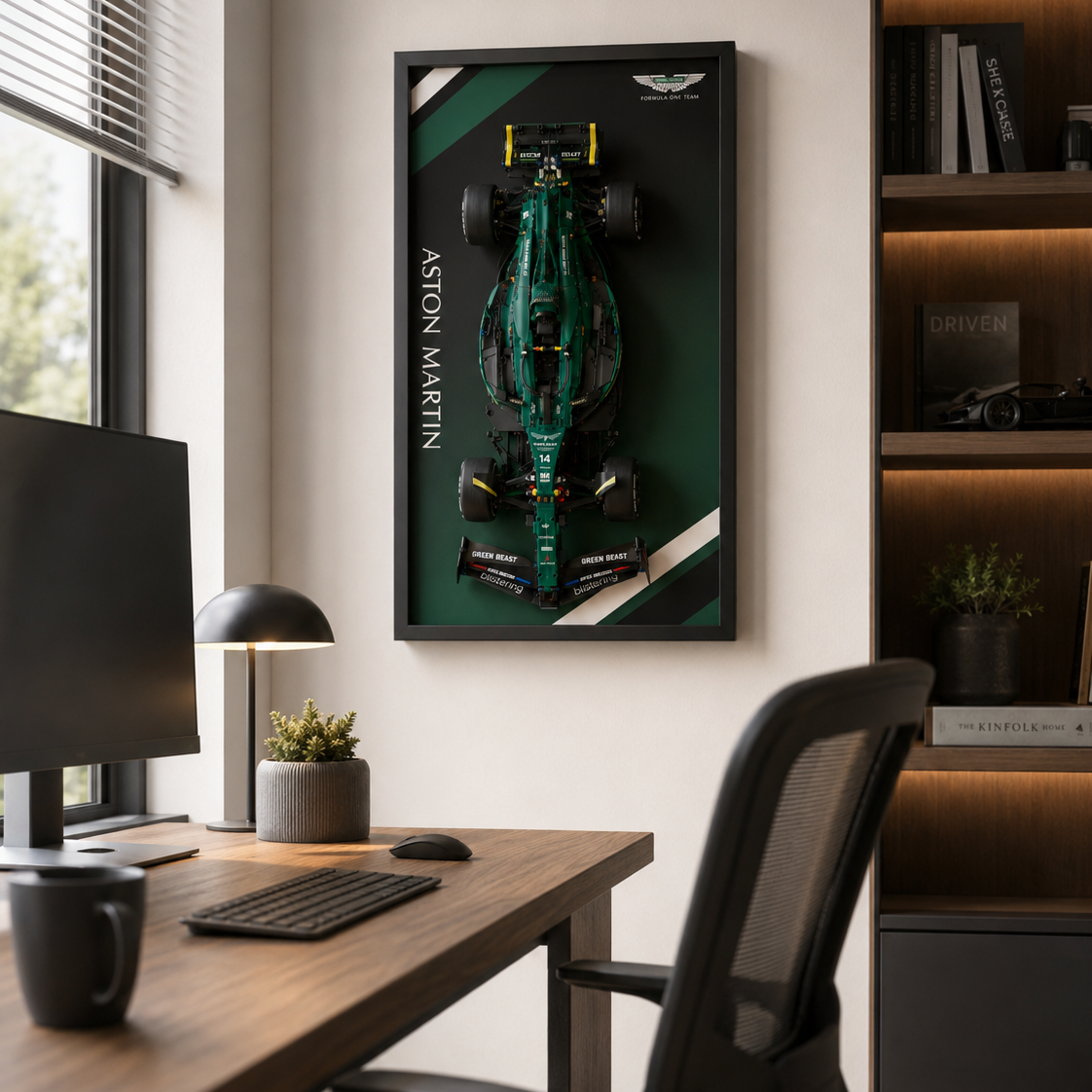 Quadro de Acrílico para Fórmula 1 Aston Martin AMR24