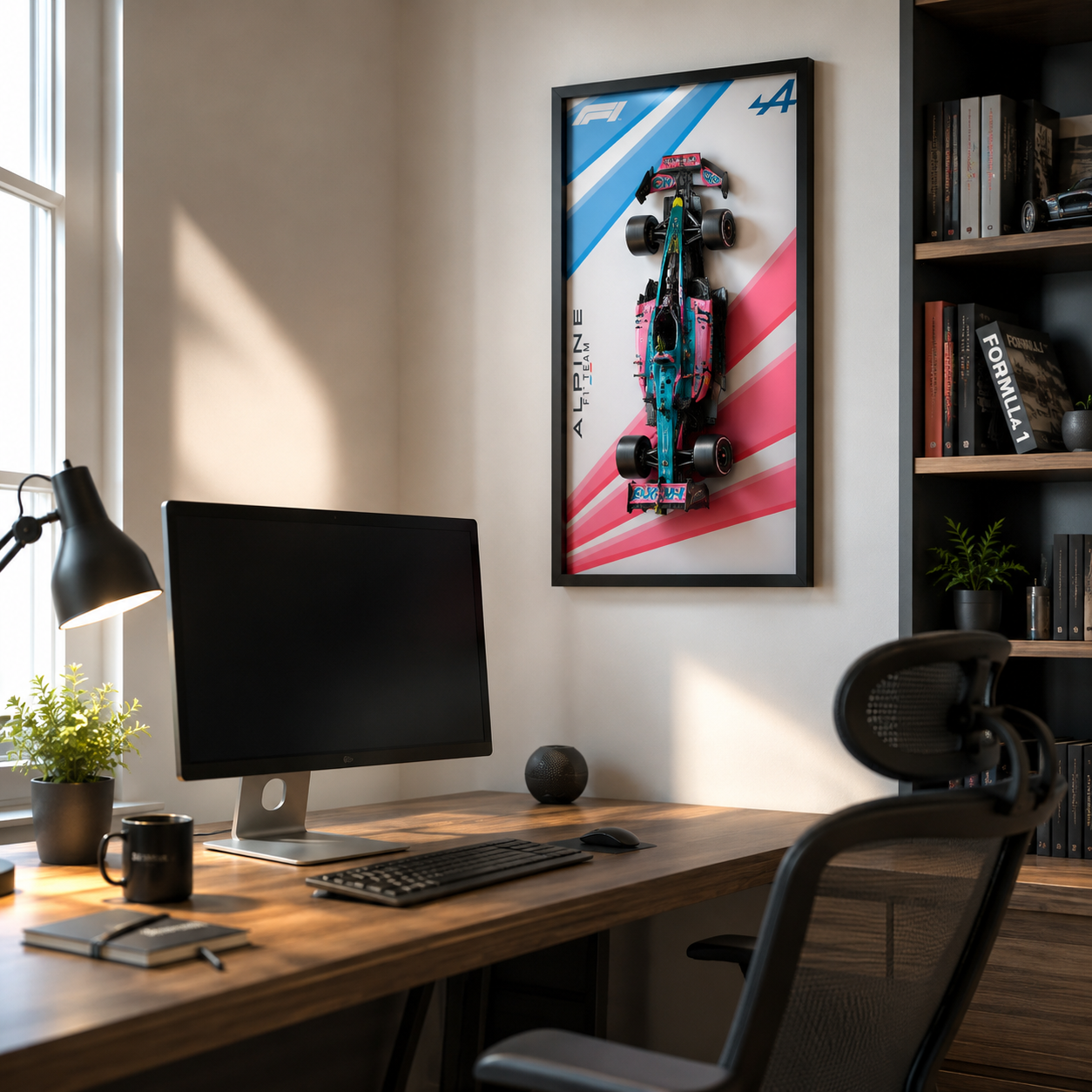 Quadro de Acrílico para Fórmula 1 Alpine A524