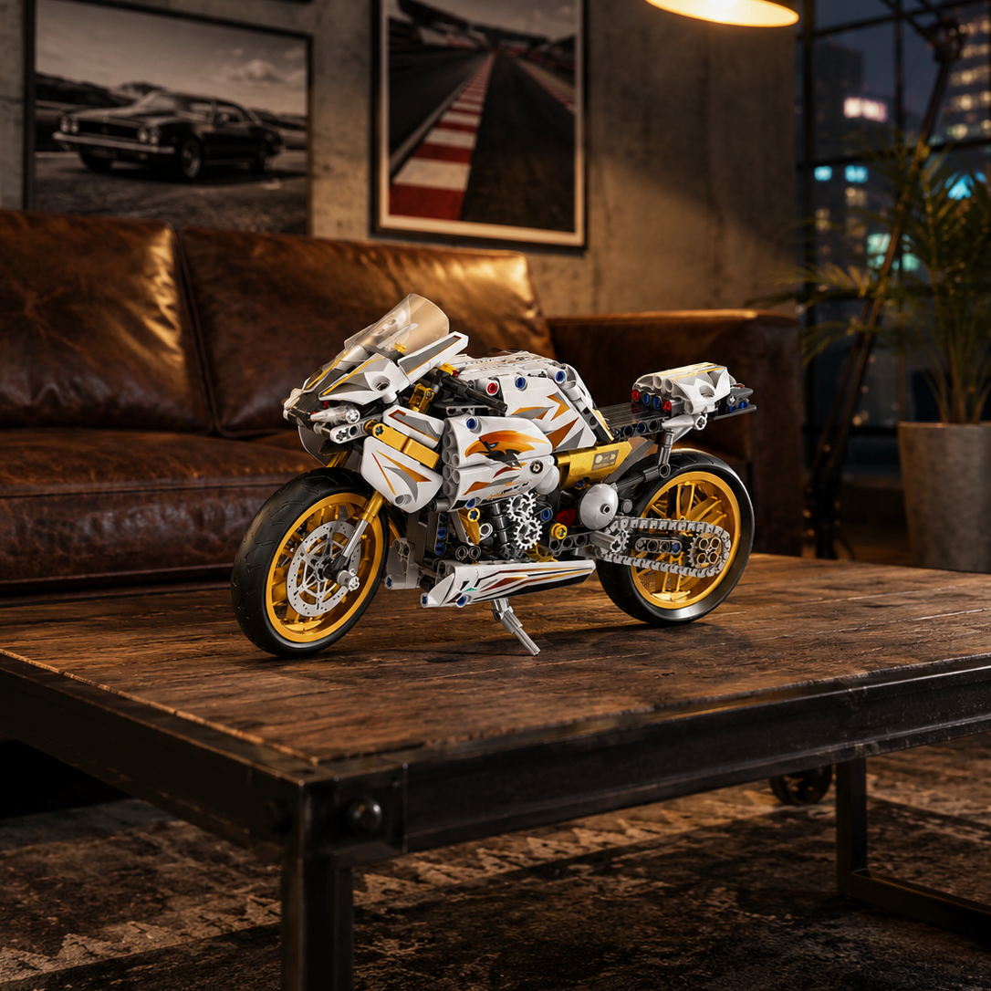 Moto Sport Platinum Warrior (574 peças)