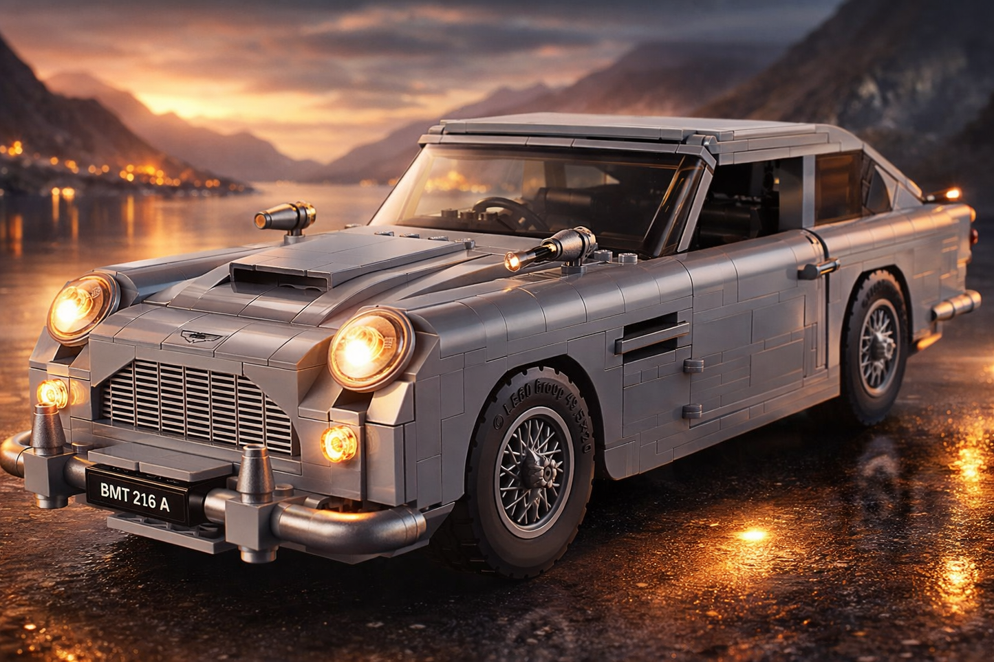 Aston Martin DB5 do James Bond 007 (1295 peças)
