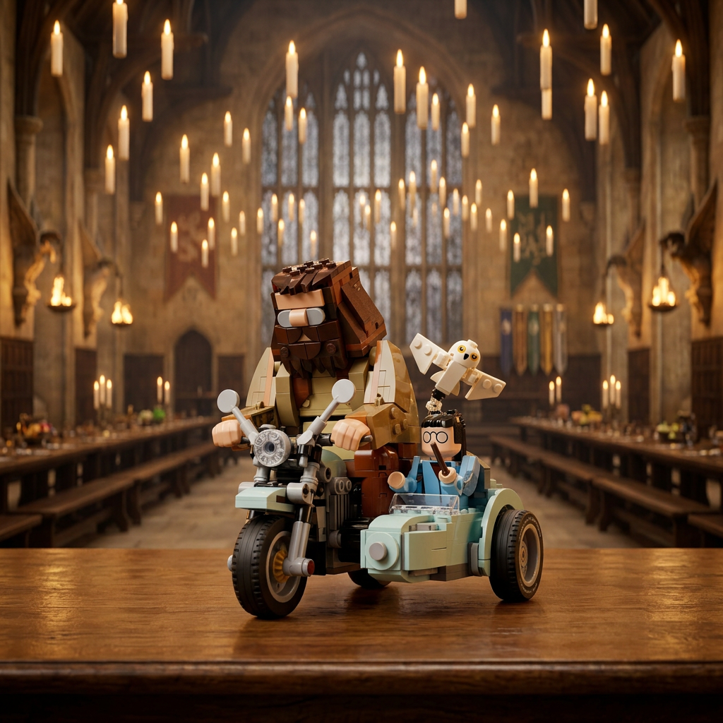 Hagrid & Harry's Motocicleta - Harry Potter (617 peças)