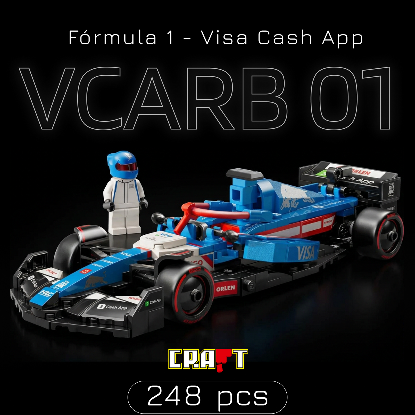 Speed Champion - Visa Cash App VCARB 01 (248 peças)