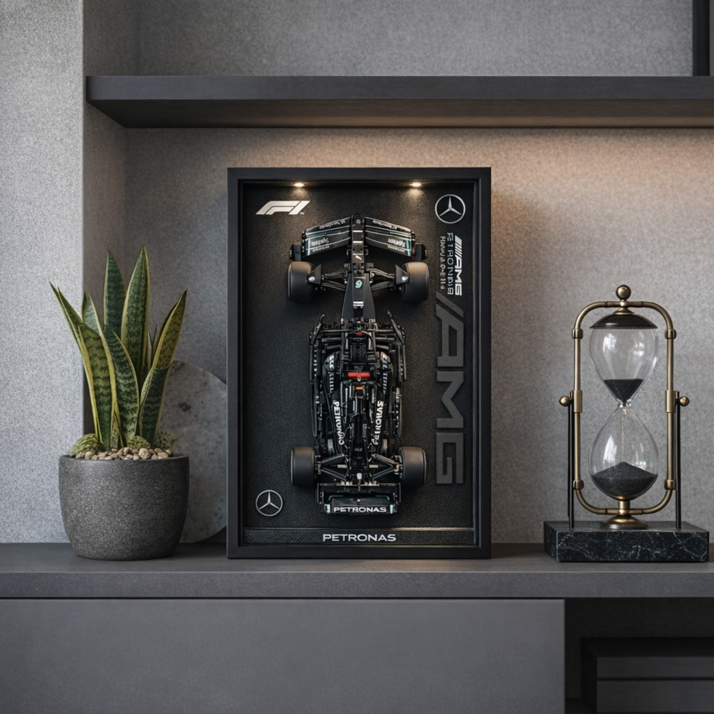 Quadro Fosco para a Fórmula-1 Mercedes-AMG W14