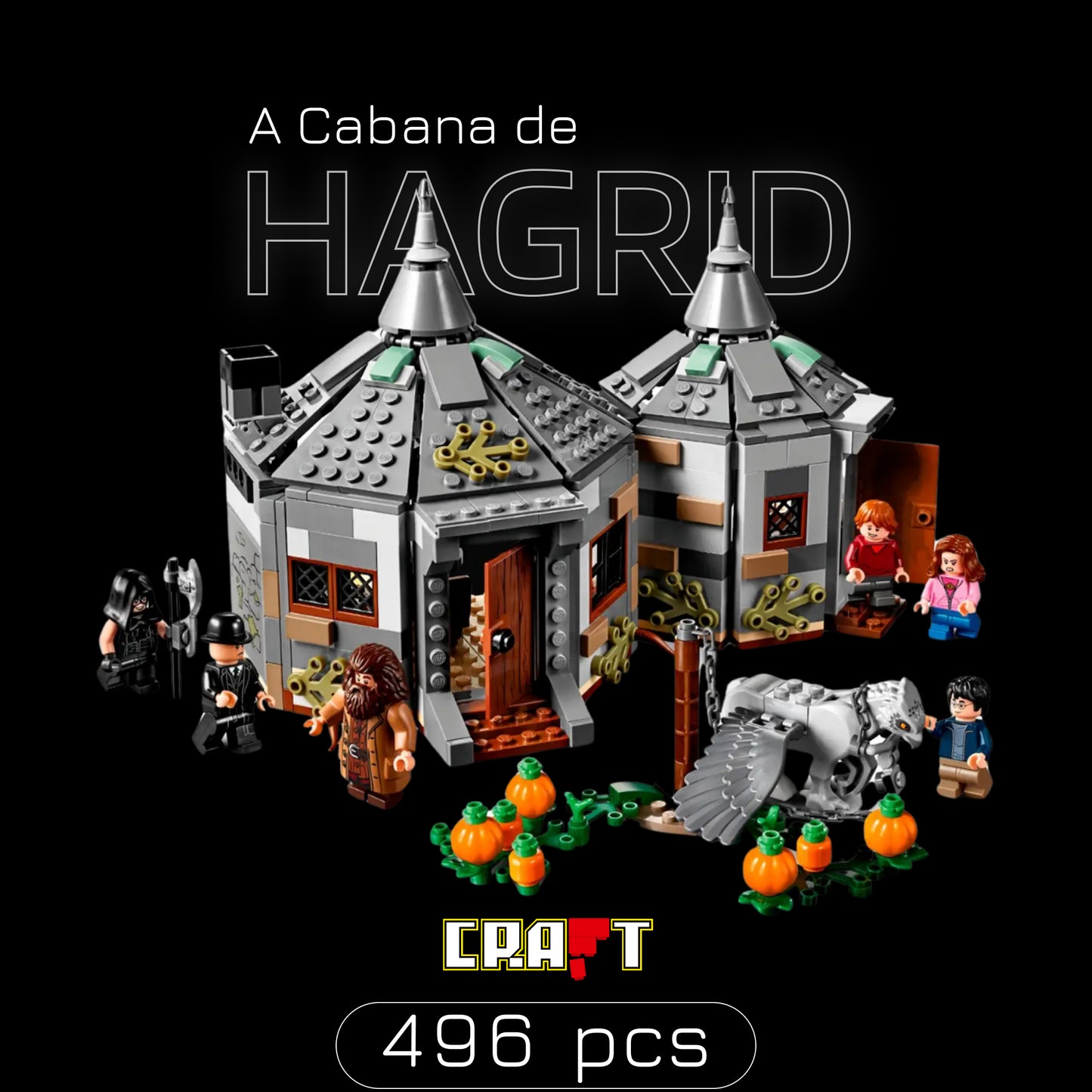A Cabana de Hagrid (496 peças)