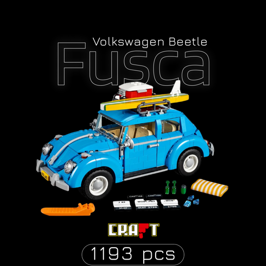 Fusca Azul do Surf (1193 peças)