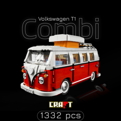Combi T1 Volkswagen (1332 peças)