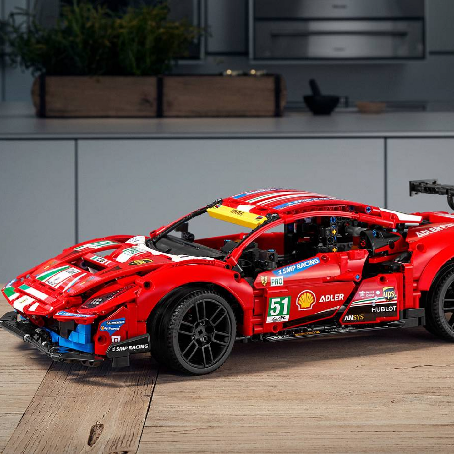 Ferrari 488 GTE (1677 peças)