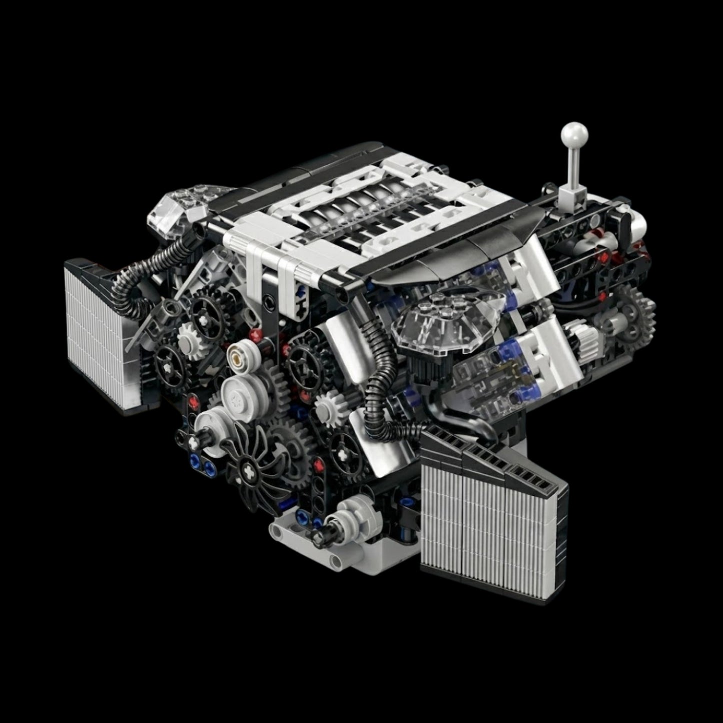 Motor W12 Twin Turbo (871 peças) - Brics Craft